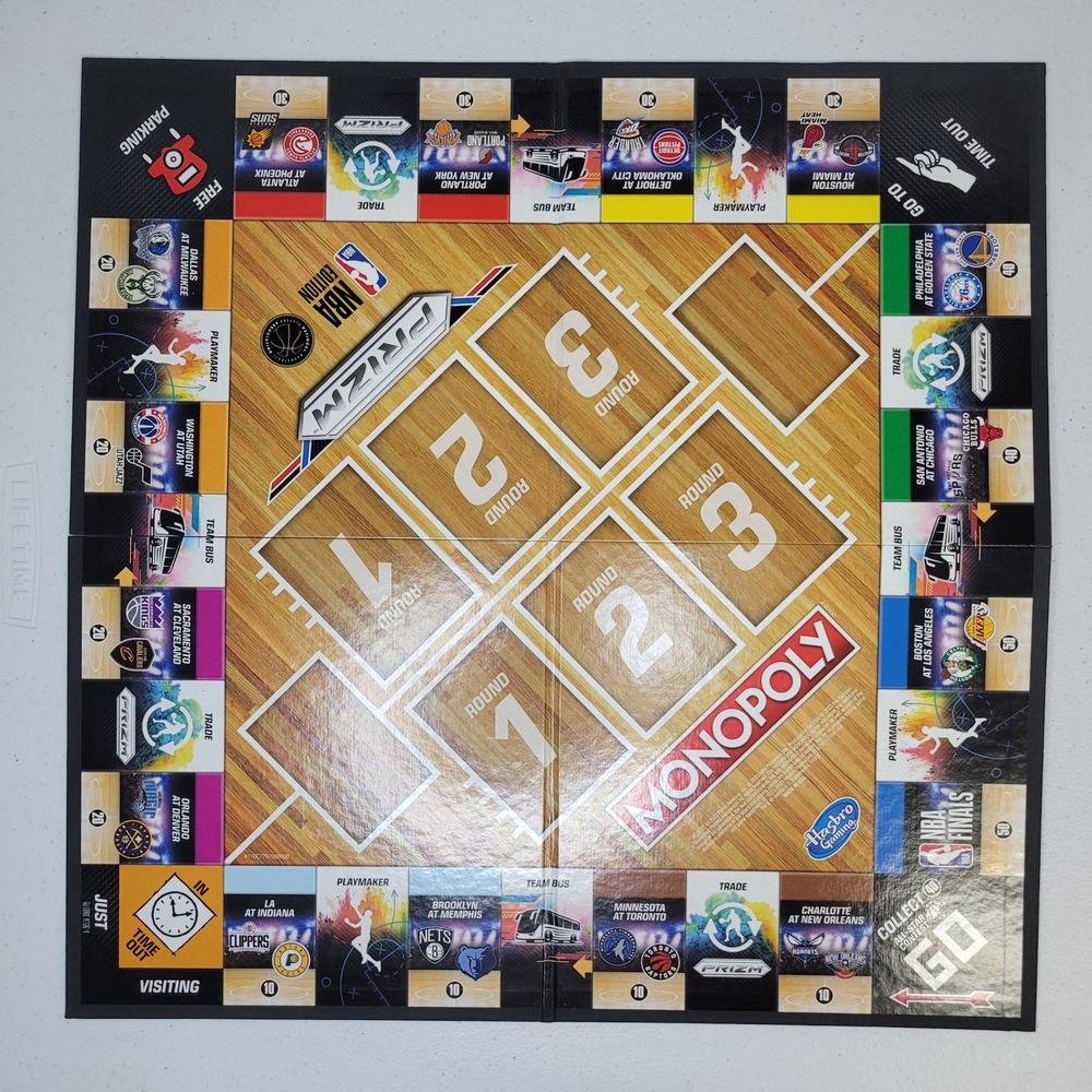 Monopoly NBA Edition Board Game Only Replacement‎ Gaming Basketball Collector